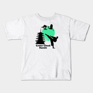 Crane Cloud Karate Kids T-Shirt